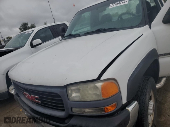 2001 GMC Sierra 1500 with VIN 1GTGC24U81Z198225, listed as a Copart auction lot 72794774 with Not Provided miles and Salvage Title. Bid and sale history available at DreamBid. Image 11.