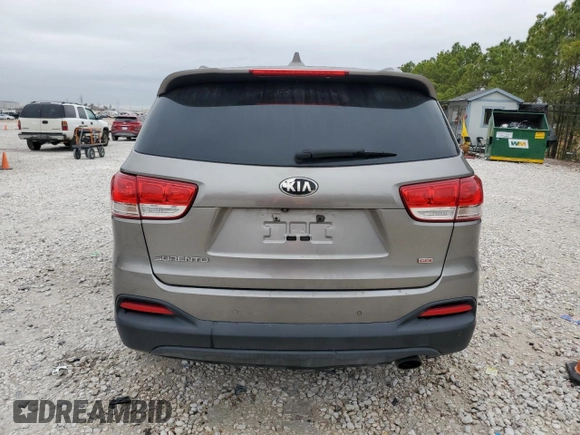 2016 Kia Sorento L with VIN 5XYPG4A34GG027362, listed as a Copart auction lot 84928684 with 154,502 mi miles and Salvage Title. Bid and sale history available at DreamBid. Image 6.