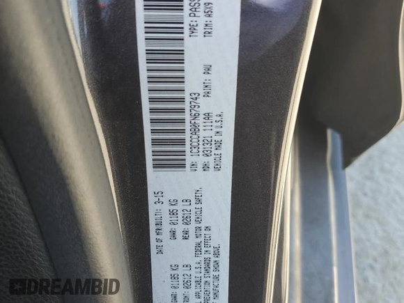 2015 Chrysler 200 Limited z VIN 1C3CCCAB0FN679743, wystawiony jako Copart lot #57711945 z przebiegiem 207 804 mil mil oraz Czysty tytuł • Clean title. Historia ofert i sprzedaży dostępna na DreamBid. Obrazek 12.