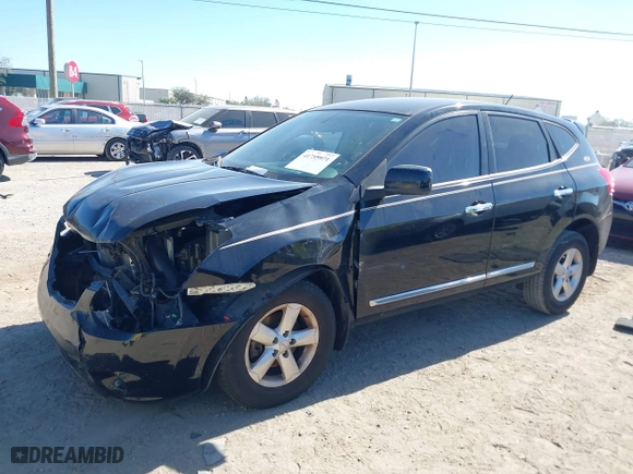 2013 Nissan Rogue S with VIN JN8AS5MT9DW515599, listed as a IAAI auction lot 41755971 with 132,852 mi miles. Bid and sale history available at carsss.com. Image 17.