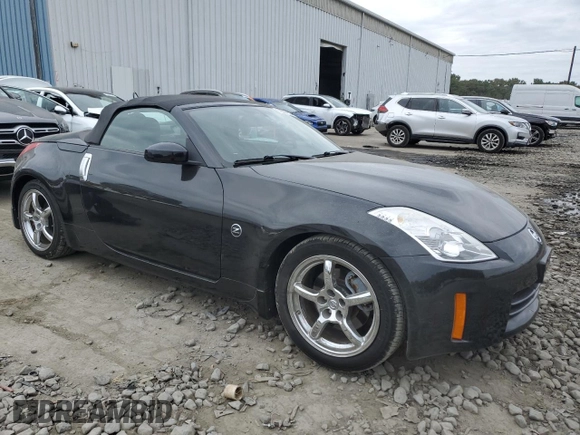 2008 Nissan 350Z Enthusiast with VIN JN1BZ36A98M851091, listed as a Copart auction lot 72007834 with 24,318 mi miles and Salvage Title. Bid and sale history available at DreamBid. Image 4.