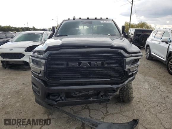 2019 Ram 3500 Laramie with VIN 3C63R3ML7KG676573, listed as a Copart auction lot 73013634 with 109,682 mi miles and Salvage Title. Bid and sale history available at carsss.com. Image 5.