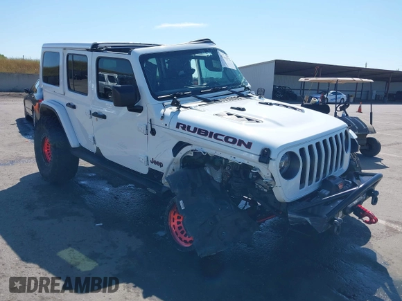 2018 Jeep Wrangler Unlimited Rubicon with VIN 1C4HJXFGXJW110629, listed as a IAAI auction lot 42141572 with 65,973 mi miles and . Bid and sale history available at DreamBid. Image 1.