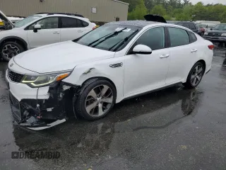2019 Kia Optima LX z VIN 5XXGT4L35KG373412, wystawiony jako Copart lot #56153785 z przebiegiem 82 968 mil mil oraz Szkoda całkowita • Salvage title. Historia ofert i sprzedaży dostępna na DreamBid. Obrazek 1.