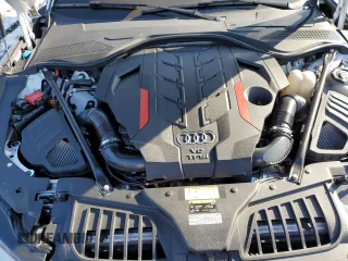 2023 Audi S8 with VIN WAULSAF85PN000614, listed as a Copart auction lot 43214585 with 20,079 mi miles and Salvage Title. Bid and sale history available at DreamBid. Image 11.