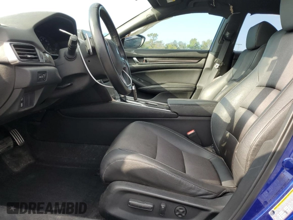 2019 Honda Accord Sedan Sport 1.5T with VIN 1HGCV1F36KA127307, listed as a Copart auction lot 53400675 with 56,091 mi miles and Salvage Title. Bid and sale history available at carsss.com. Image 7.