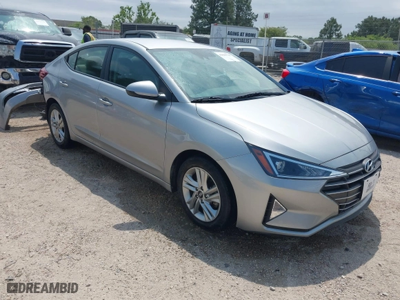 2020 Hyundai Elantra SEL with VIN 5NPD84LF8LH593390, listed as a IAAI auction lot 42042718 with 41,938 mi miles. Bid and sale history available at carsss.com. Image 1.