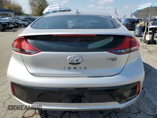 2017 Hyundai Ioniq Blue with VIN KMHC65LC4HU039513, listed as a Copart auction lot 44411035 with 125,935 mi miles and Salvage Title. Bid and sale history available at DreamBid. Image 6.