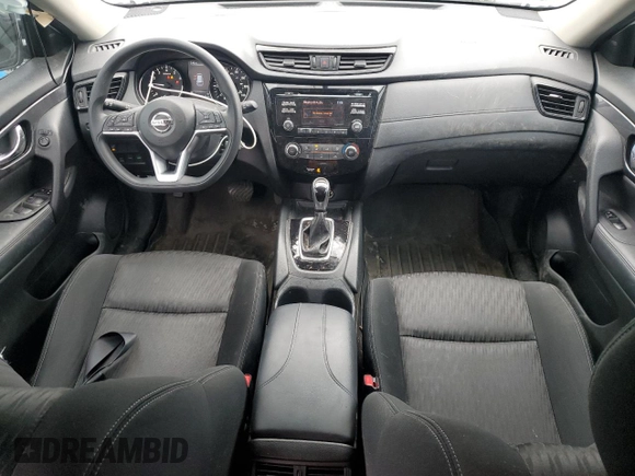 2017 Nissan Rogue S with VIN KNMAT2MV0HP619035, listed as a Copart auction lot 50162495 with 75,516 mi miles and Salvage Title. Bid and sale history available at carsss.com. Image 8.