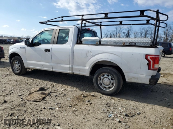2015 Ford F-150 XL with VIN 1FTEX1CF8FKD38024, listed as a Copart auction lot 50732175 with 217,893 mi miles and Salvage Title. Bid and sale history available at carsss.com. Image 2.