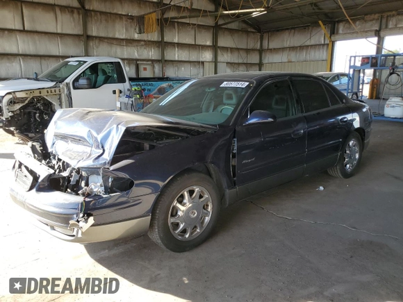 1998 Buick Regal GS with VIN 2G4WF5212W1497413, listed as a Copart auction lot 80577514 with 211,171 mi miles and Salvage Title. Bid and sale history available at carsss.com. Image 1.
