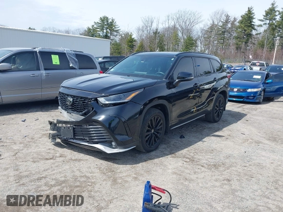 2023 Toyota Highlander L with VIN 5TDKDRBH7PS507909, listed as a IAAI auction lot 41937441 with 28,152 mi miles and . Bid and sale history available at DreamBid. Image 2.