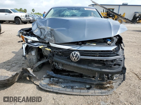 2022 Volkswagen Jetta SE with VIN 3VWEM7BU9NM008750, listed as a Copart auction lot 53497895 with 50,563 mi miles and Salvage title. Bid and sale history available at DreamBid. Image 5.