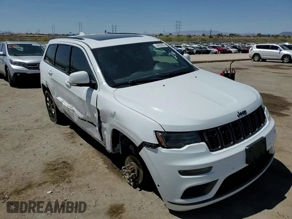 2020 Jeep Grand Cherokee High Altitude with VIN 1C4RJFCG2LC211526, listed as a Copart auction lot 54593905 with 75,396 mi miles and Salvage title. Bid and sale history available at DreamBid. Image 14.