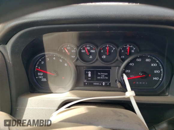 2023 Chevrolet Silverado 1500 Work Truck with VIN 3GCNAAEK2PG353932, listed as a Copart auction lot 50521795 with 149,445 mi miles and Clean Title. Bid and sale history available at DreamBid. Image 9.