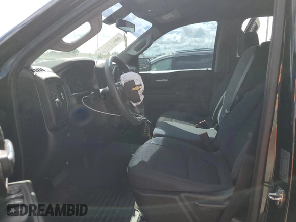 2019 Chevrolet Silverado 1500 Custom with VIN 1GCPWBEF4KZ244447, listed as a Copart auction lot 80223094 with 49,545 mi miles and Salvage Title. Bid and sale history available at carsss.com. Image 7.