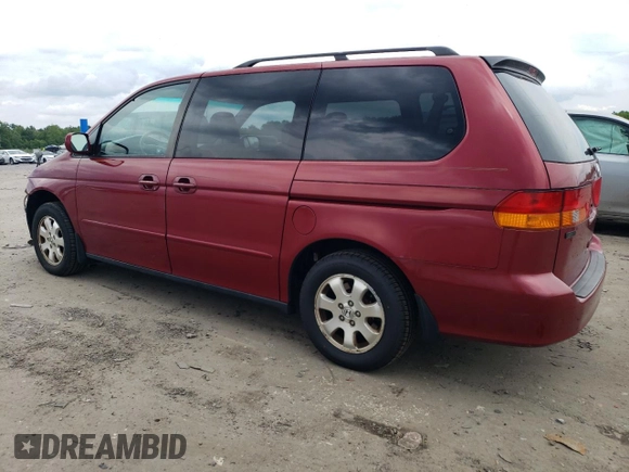 2003 Honda Odyssey EX z VIN 5FNRL18643B124601, wystawiony jako Copart lot #58769005 z przebiegiem 177 710 mil mil oraz Szkoda całkowita • Salvage title. Historia ofert i sprzedaży dostępna na DreamBid. Obrazek 2.