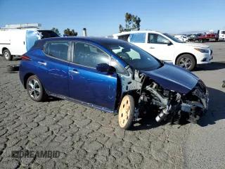 2021 Nissan LEAF SV Plus with VIN 1N4BZ1CV3MC551268, listed as a Copart auction lot 79765144 with 39,592 mi miles and Salvage title. Bid and sale history available at DreamBid. Image 4.