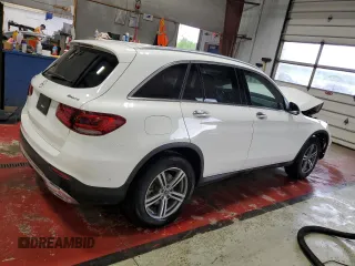 2021 Mercedes-Benz GLC 300 z VIN W1N0G8EB8MF939736, wystawiony jako Copart lot #58501565 z przebiegiem 45 354 mil mil oraz Szkody całkowita. Historia ofert i sprzedaży dostępna na DreamBid. Obrazek 3.