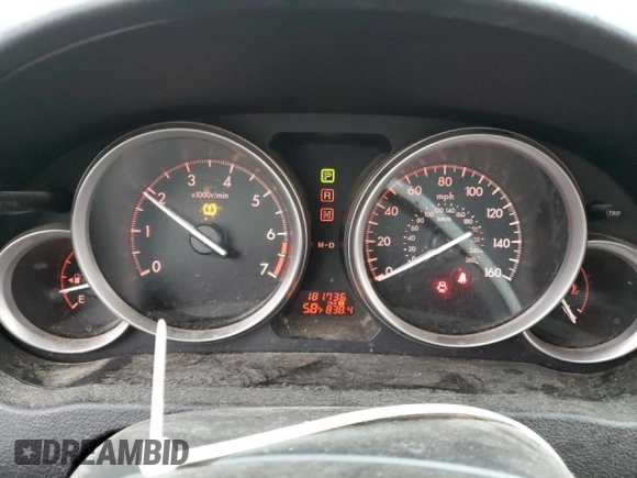 2011 Mazda 6 i Sport with VIN 1YVHZ8BH8B5M29400, listed as a Copart auction lot 59211035 with 181,736 mi miles and Salvage title. Bid and sale history available at DreamBid. Image 9.
