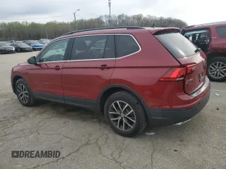 2019 Volkswagen Tiguan SE with VIN 3VV2B7AX0KM141613, listed as a Copart auction lot 51984065 with 45,125 mi miles and Salvage Title. Bid and sale history available at DreamBid. Image 2.