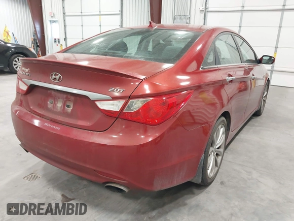 2012 Hyundai Sonata 2.0T SE with VIN 5NPEC4AB0CH496493, listed as a IAAI auction lot 42074278 with 174,102 mi miles. Bid and sale history available at carsss.com. Image 4.