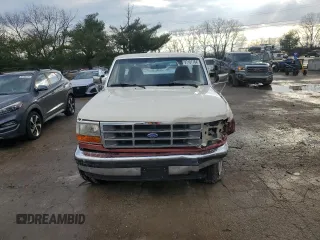 1995 Ford F-150 with VIN 1FTEF14H3SNA93998, listed as a Copart auction lot 87107784 with 0 mi miles and Salvage Title. Bid and sale history available at carsss.com. Image 5.
