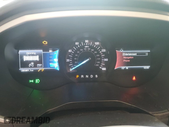2019 Ford Edge SEL with VIN 2FMPK4J93KBC72097, listed as a Copart auction lot 59540395 with 85,891 mi miles and Salvage title. Bid and sale history available at DreamBid. Image 9.