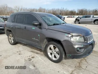 2016 Jeep Compass Sport with VIN 1C4NJDBB0GD685872, listed as a Copart auction lot 48962475 with 116,604 mi miles and Salvage Title. Bid and sale history available at carsss.com. Image 4.