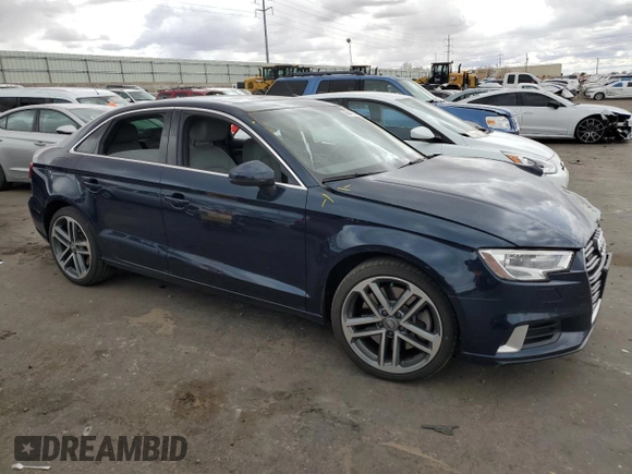 2019 Audi A3 Sedan Premium with VIN WAUBEGFF3KA113773, listed as a Copart auction lot 48441914 with 57,376 mi miles. Bid and sale history available at carsss.com. Image 4.