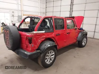 2023 Jeep Wrangler Sport S with VIN 1C4HJXDN1PW630003, listed as a IAAI auction lot 40989202 with 48,000 mi miles and . Bid and sale history available at DreamBid. Image 6.