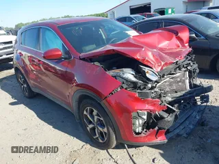 2020 Kia Sportage LX with VIN KNDPM3AC5L7733492, listed as a IAAI auction lot 42042055 with 109,345 mi miles and . Bid and sale history available at DreamBid. Image 1.