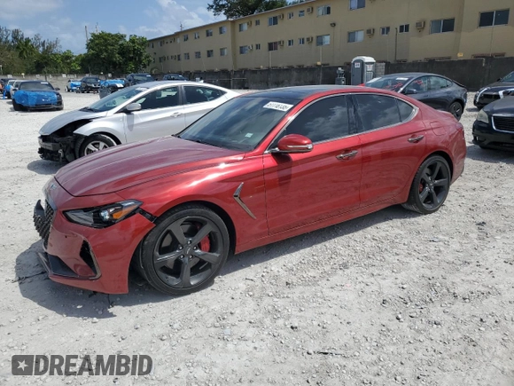 2020 Genesis G70 3.3T с VIN KMTG34LE2LU053267, выставлен на аукционе Copart как лот 51118135 с пробегом 34 555 миль миль и Списание • Salvage title. История ставок и продаж доступна на DreamBid. Изображение 1.