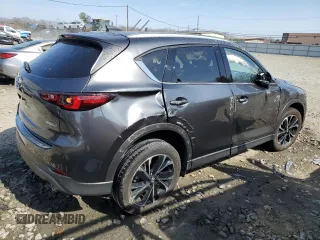 2023 Mazda CX-5 S Premium with VIN JM3KFBDM9P0278249, listed as a Copart auction lot 49250595 with Not Provided miles and Salvage Title. Bid and sale history available at DreamBid. Image 3.