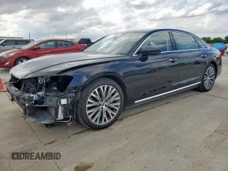 2020 Audi A8 z VIN WAU8DAF88LN003646, wystawiony jako Copart lot #54011565 z przebiegiem 45 141 mil mil oraz Szkoda całkowita • Salvage title. Historia ofert i sprzedaży dostępna na DreamBid. Obrazek 1.