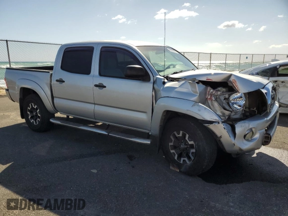 2007 Toyota Tacoma PreRunner with VIN 5TEJU62N77Z343077, listed as a Copart auction lot 48942655 with 153,120 mi miles and Salvage Title. Bid and sale history available at DreamBid. Image 4.