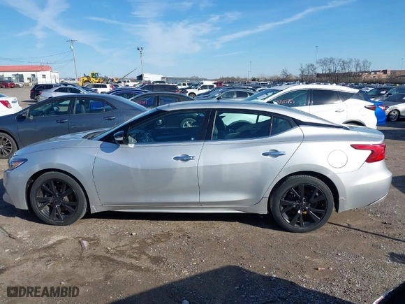 2018 Nissan Maxima SV with VIN 1N4AA6AP3JC404285, listed as a IAAI auction lot 41598049 with 62,830 mi miles. Bid and sale history available at carsss.com. Image 14.
