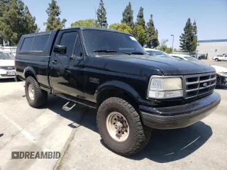 1991 Ford F-150 with VIN 1FTEF14N8MLA61875, listed as a Copart auction lot 58577514 with 114,489 mi miles and Salvage Title. Bid and sale history available at carsss.com. Image 4.