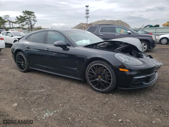 2018 Porsche Panamera with VIN WP0AA2A79JL104043, listed as a Copart auction lot 49412223 with 57,936 mi miles. Bid and sale history available at carsss.com. Image 4.