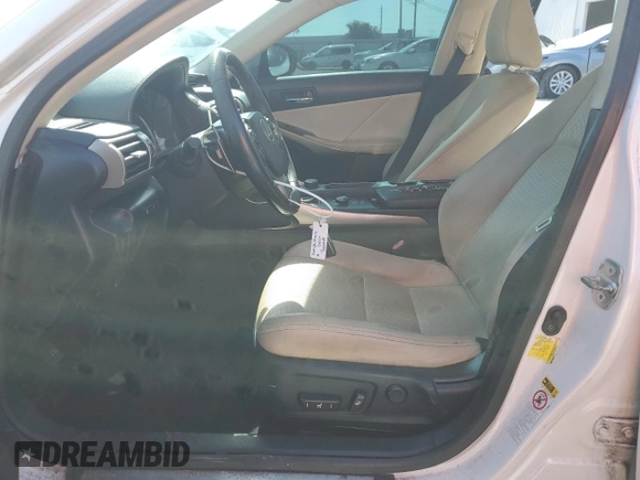 2016 Lexus IS 200t with VIN JTHBA1D2XG5015902, listed as a Copart auction lot 61238655 with 127,466 mi miles and Salvage title. Bid and sale history available at DreamBid. Image 7.
