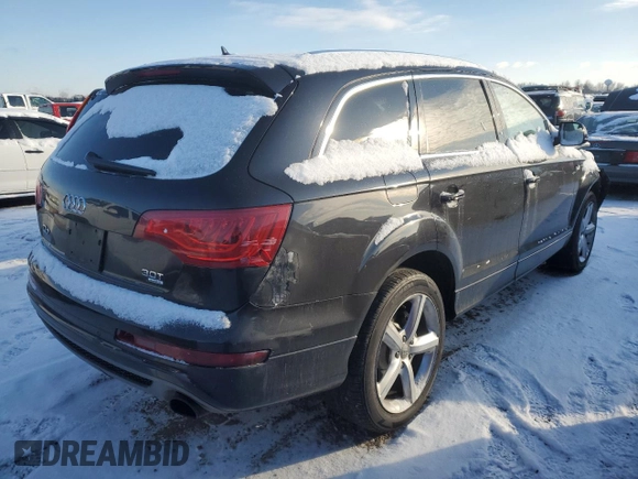 2015 Audi Q7 3.0T S line Prestige with VIN WA1DGAFE1FD019934, listed as a Copart auction lot 88426275 with 198,386 mi miles and Salvage Title. Bid and sale history available at carsss.com. Image 3.