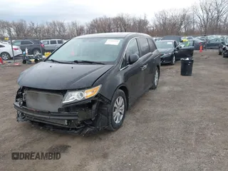 2017 Honda Odyssey EX-L with VIN 5FNRL5H68HB026010, listed as a IAAI auction lot 41884999 with 138,943 mi miles and . Bid and sale history available at DreamBid. Image 2.