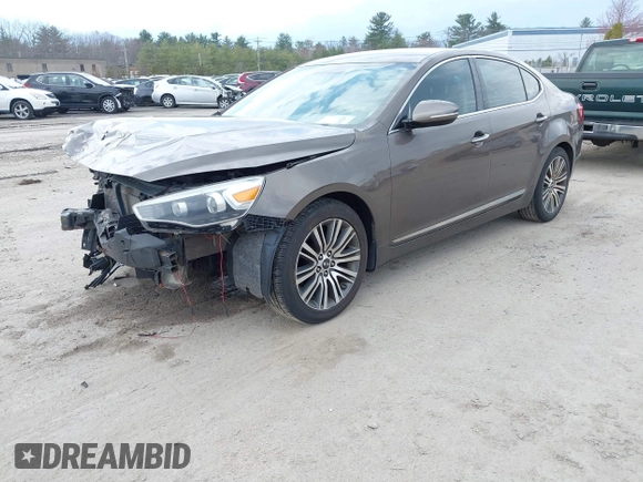 2014 Kia Cadenza Premium with VIN KNALN4D74E5164291, listed as a IAAI auction lot 42013820 with 140,765 mi miles and . Bid and sale history available at DreamBid. Image 2.