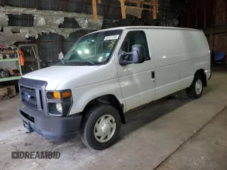 2008 Ford Econoline Cargo Commercial with VIN 1FTNE14W68DA36212, listed as a Copart auction lot 65127735 with 156,970 mi miles and Salvage title. Bid and sale history available at DreamBid. Image 1.