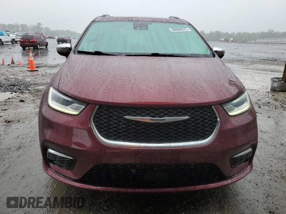 2021 Chrysler Pacifica Limited z VIN 2C4RC3GG5MR553967, wystawiony jako Copart lot #58008075 z przebiegiem 81 975 mil mil oraz Szkoda całkowita • Salvage title. Historia ofert i sprzedaży dostępna na DreamBid. Obrazek 5.