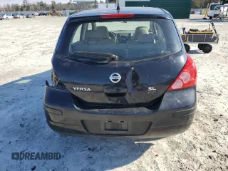 2007 Nissan Versa 1.8 S with VIN 3N1BC13E07L444184, listed as a Copart auction lot 46214485 with 125,316 mi miles and Salvage Title. Bid and sale history available at carsss.com. Image 6.