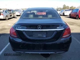 2016 Mercedes-Benz C 450 AMG with VIN 55SWF6EB9GU126292, listed as a Copart auction lot 43667945 with 126,767 mi miles and Clean Title. Bid and sale history available at carsss.com. Image 6.