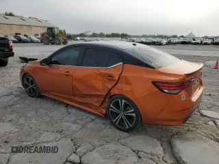 2020 Nissan Sentra SR with VIN 3N1AB8DV7LY217142, listed as a Copart auction lot 50241005 with 105,559 mi miles and Salvage Title. Bid and sale history available at DreamBid. Image 2.