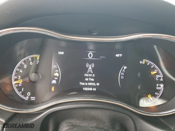 2017 Jeep Grand Cherokee Limited with VIN 1C4RJFBG0HC913451, listed as a Copart auction lot 44444095 with 102,346 mi miles and Salvage Title. Bid and sale history available at carsss.com. Image 9.
