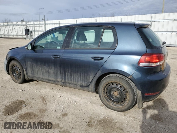 2010 Volkswagen Golf with VIN WVWDA7AJ9AW189504, listed as a Copart auction lot 53516265 with 265,765 mi miles and Salvage title. Bid and sale history available at DreamBid. Image 2.